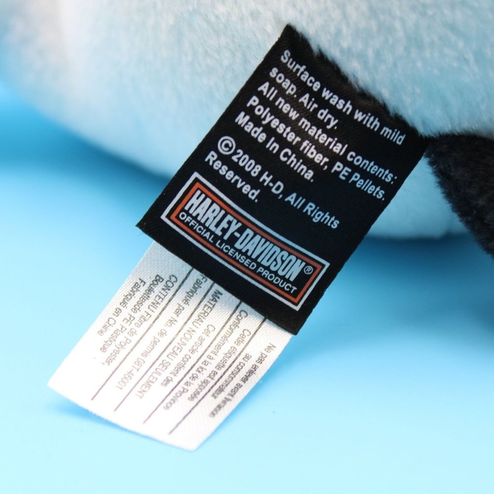 Harley Davidson Motorcycles Plush Bobblehead Dog Orange Head Rag 8.5in Tall 2008 - Picture 9 of 10